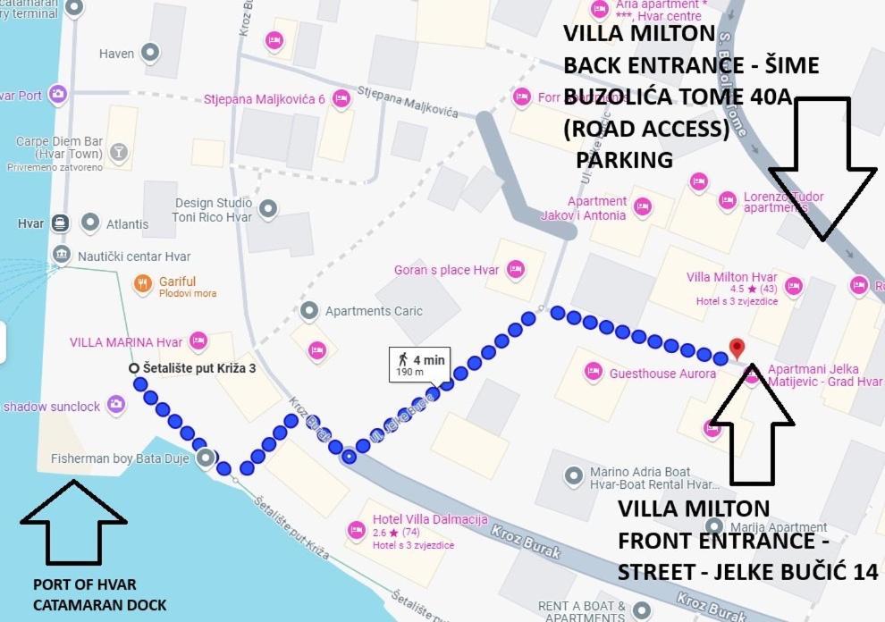 Villa Milton Luxe Hvar Hvar Town Exterior photo